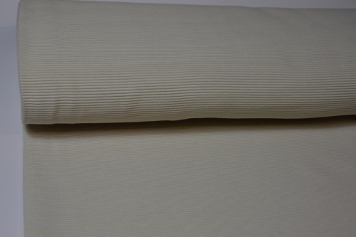 Rippjersey | Ottoman uni | Ecru